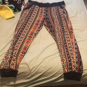 Tribal Pattern Joggers